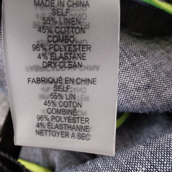 TAHARI Woman Raleigh Jacket Blue and Gray Blazer Size 14  NWT - Picture 13 of 14